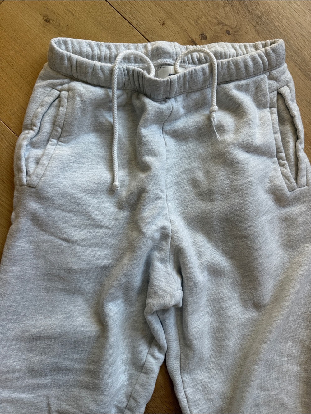 Joah Brown Light Gray Drawstring Jogger Pants - Picture 2 of 5